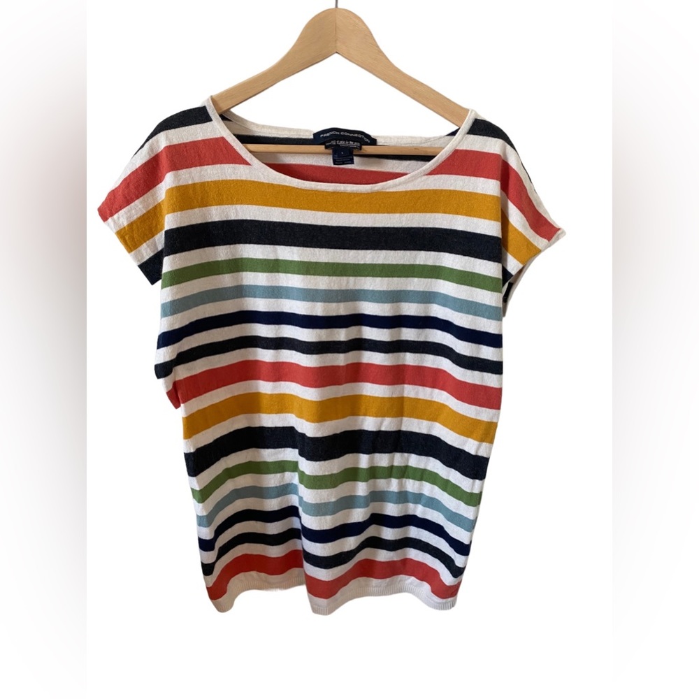 A Pea in the Pod and French Connection collaboration Maternity striped top